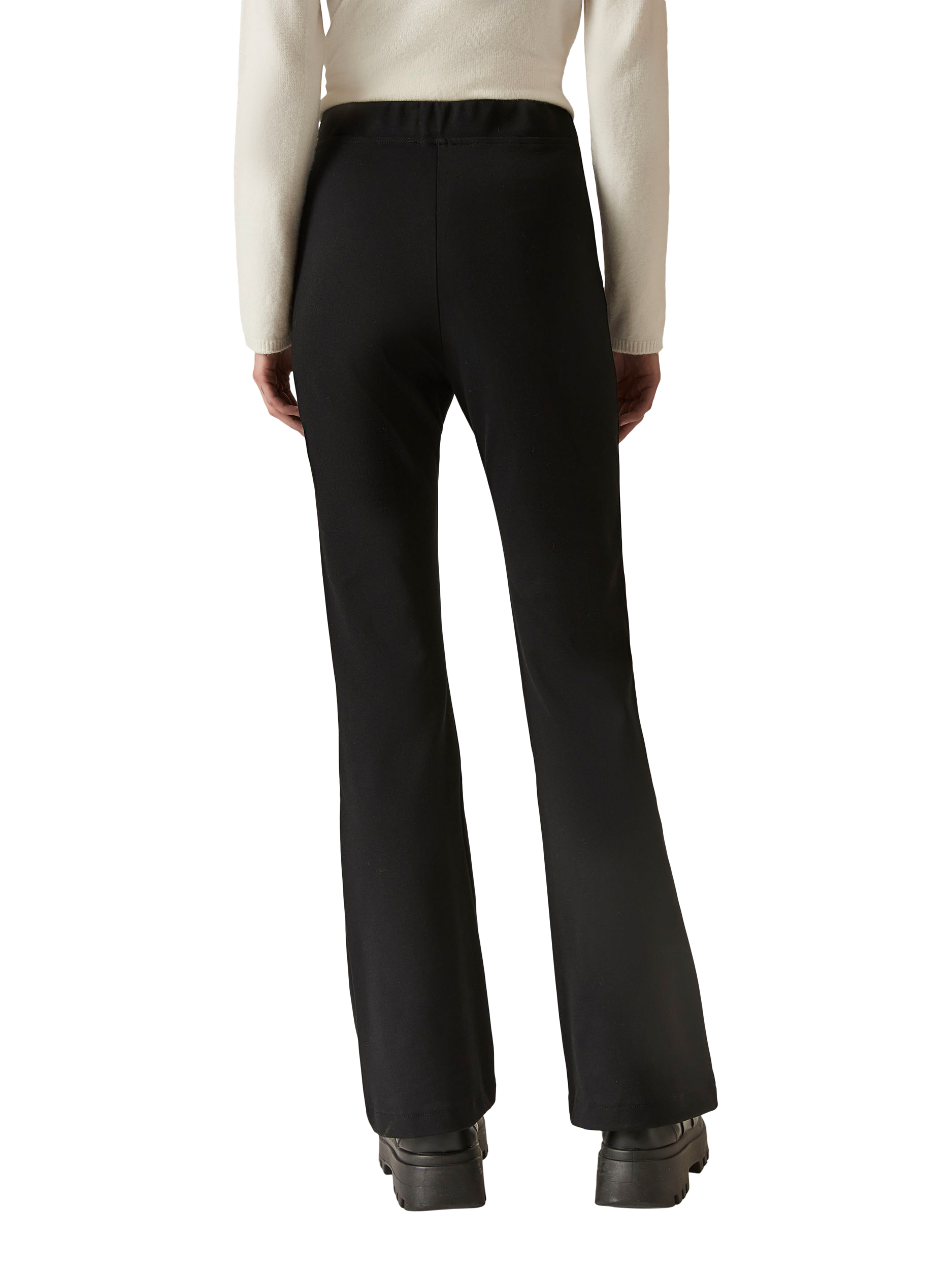 Product image 2 of 5, which shows James Lakeland Tailored Bootcut Trousers, Black, 8
