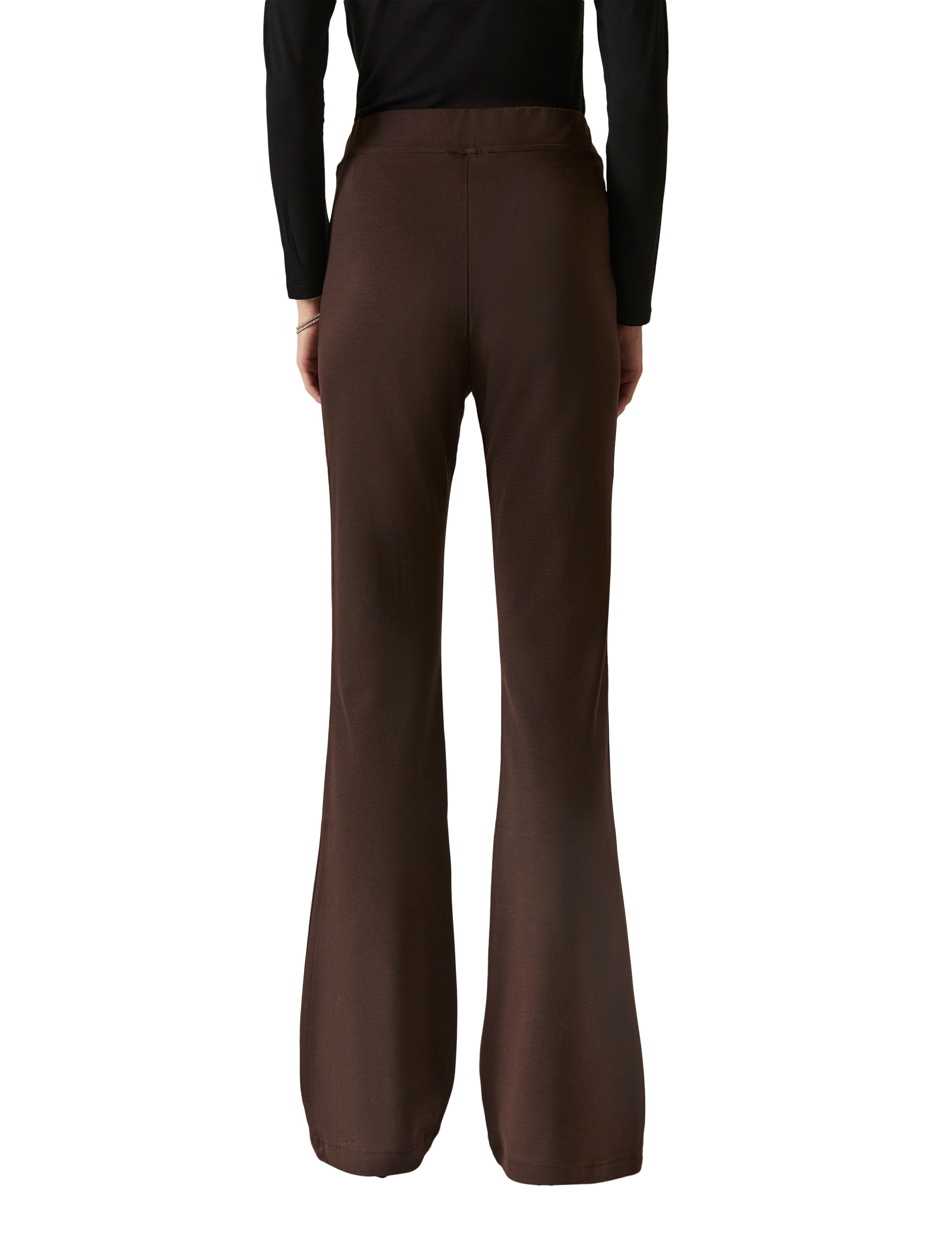 Product image 2 of 5, which shows James Lakeland Tailored Bootcut Trousers, Brown, 8