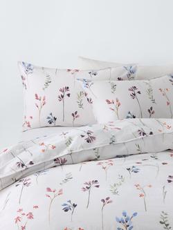 John Lewis Joni Cotton Floral Duvet Cover Set, Multi, Multi