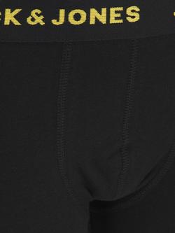 Jack & Jones Kids' Cotton Rich Trunks, Pack of 7, Black - view 2, Black