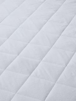 John Lewis Self-Heating Mattress Protector - view 2, White
