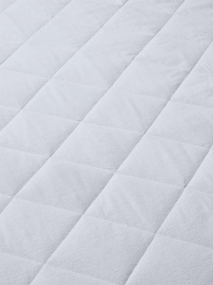 John Lewis Warm & Cosy Mattress Protector, White - view 2, White
