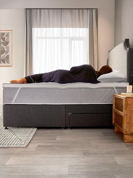 Sealy Side Sleeper Mattress Topper - view 2, White
