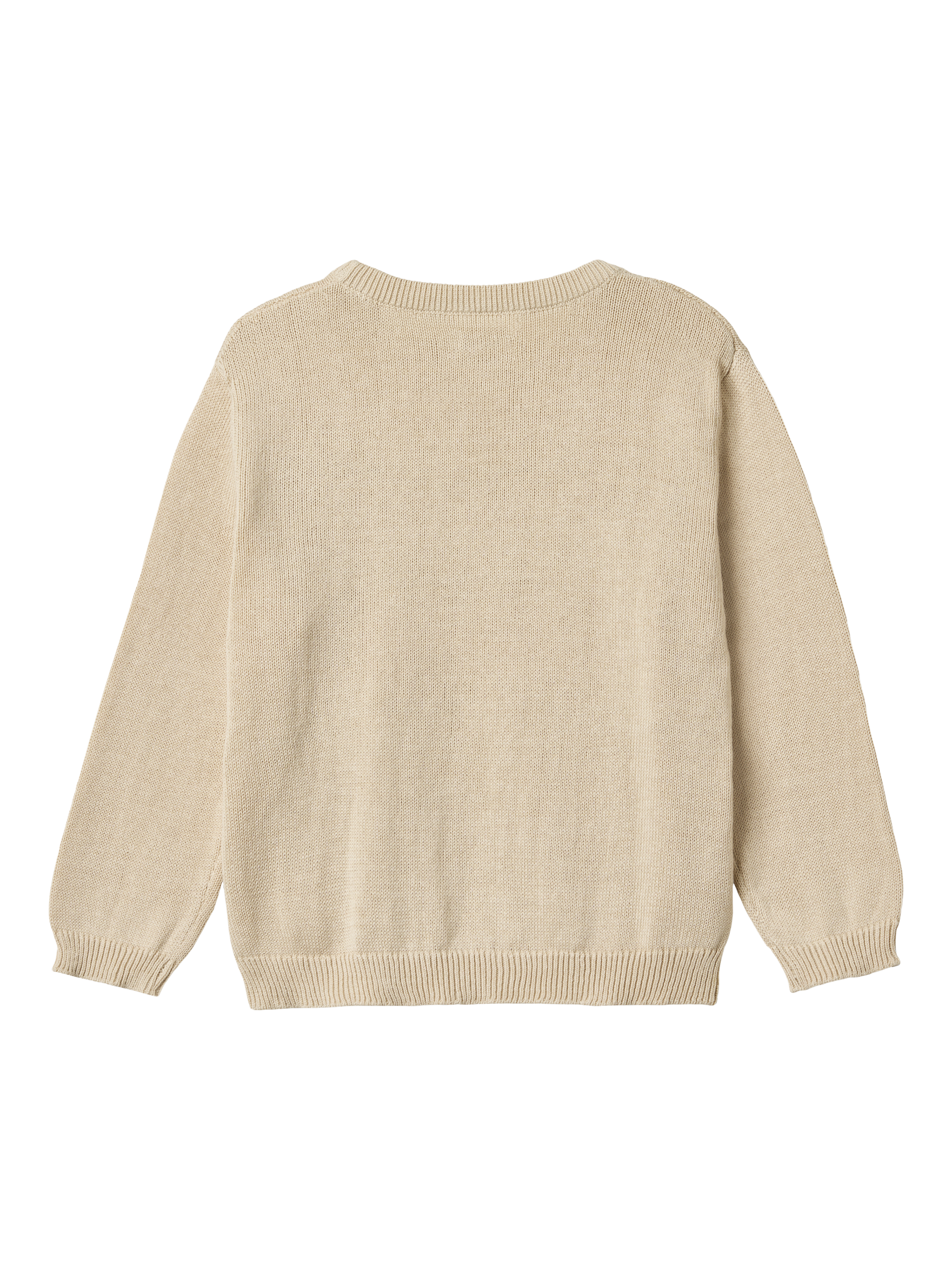 Product image 2 of 2, which shows WHEAT Kids' Lisa Cotton Festive Jumper, Offwhite, 3 years