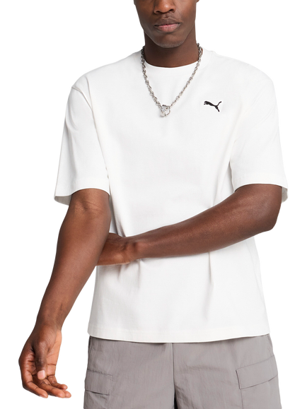 PUMA Wardrobe Essentials Boxy T-Shirt, Puma White