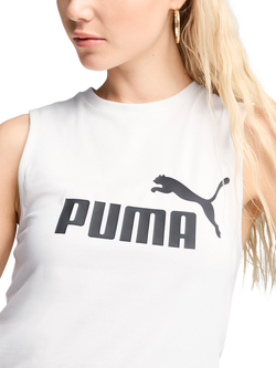 PUMA Women's Essentials No. 1 Logo Tank Top, Puma White
