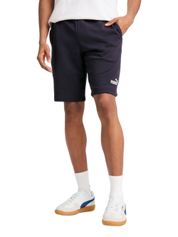 PUMA Men's Cotton Blend Essentials Logo Sweat Shorts, New Navy