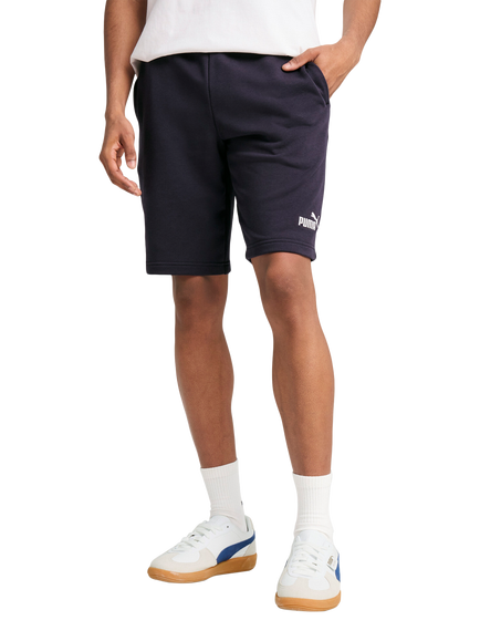 PUMA Men's Cotton Blend Essentials Logo Sweat Shorts, New Navy