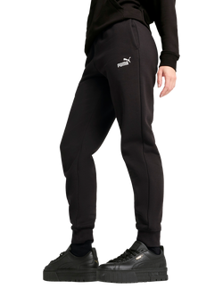 PUMA Women's Essentials No.1 Logo Cotton Blend Joggers, Puma Black
