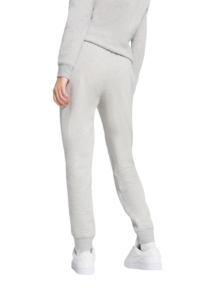 PUMA Women's Essentials No.1 Logo Cotton Blend Joggers - view 2, Light Gray Heather