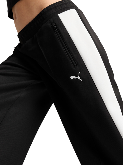 PUMA T7 Low Rise Track Trousers, Puma Black - view 2, Puma Black