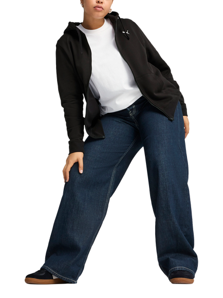 PUMA Women's Essentials Full-Zip Cotton Blend Hoodie, Puma Black