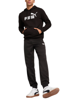 PUMA Men's Essentials No.1 Logo Hoodie, Puma Black