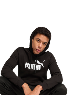 PUMA Men's Essentials No.1 Logo Hoodie - view 2, Puma Black