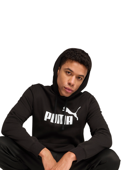 PUMA Men's Essentials No.1 Logo Hoodie - view 2, Puma Black