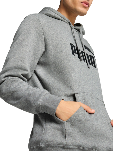 PUMA Men's Essentials No.1 Logo Hoodie - view 2, Medium Gray Heather