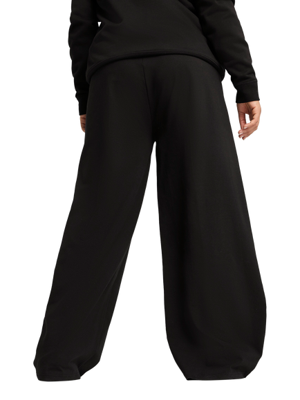 PUMA Logo High Waist Straight Leggings - view 2, Puma Black