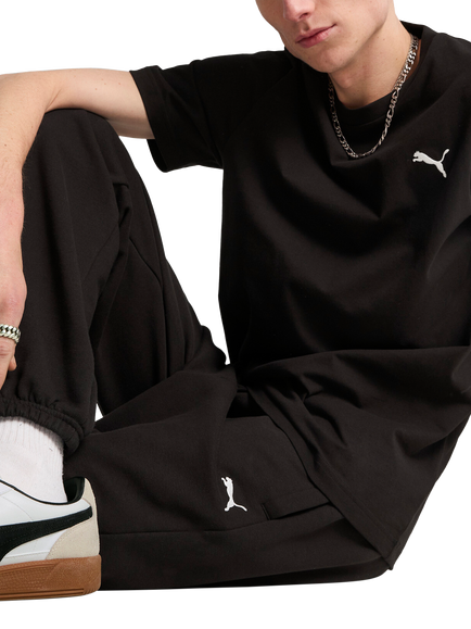 PUMA Wardrobe Essentials Relaxed Joggers, Puma Black - view 2, Puma Black