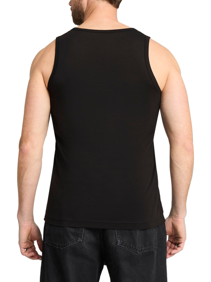 PUMA Men's Essentials No.1 Logo Cotton Tank Top - view 2, Puma Black