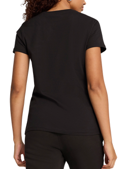 PUMA Essentials Cotton Regular Fit Short Sleeve No. 1 Logo T-Shirt - view 2, Puma Black