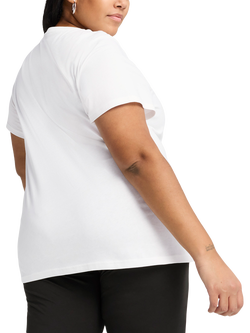 PUMA Essentials Cotton Regular Fit Short Sleeve No. 1 Logo T-Shirt - view 2, Puma White