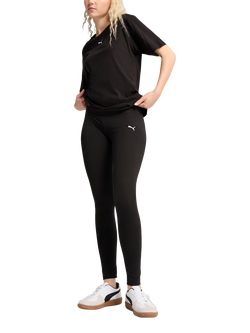 PUMA Cat Logo Drop Shoulder Jersey T-Shirt, Puma Black