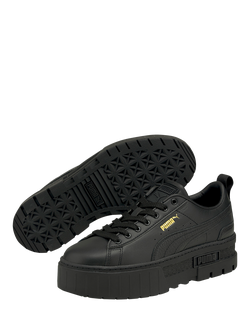 PUMA Mayze Classic Wns Platform Trainers - view 2, Puma Black