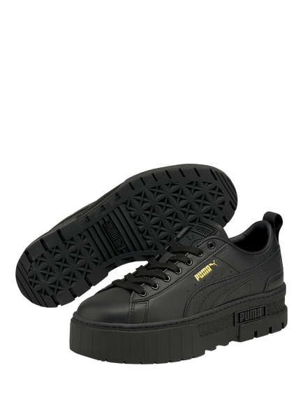 PUMA Mayze Classic Wns Platform Trainers - view 2, Puma Black