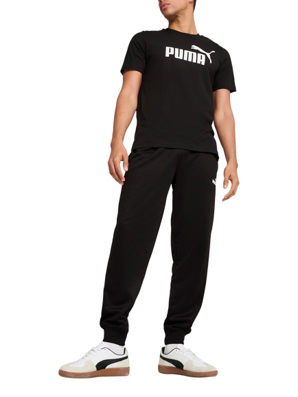 PUMA Cotton Regular Fit Short Sleeve Essentials No.1 Logo T-Shirt, Puma Black