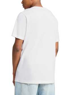 PUMA Cotton Regular Fit Short Sleeve Essentials No.1 Logo T-Shirt - view 2, Puma White