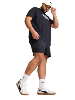 PUMA Cotton Regular Fit Short Sleeve Essentials No.1 Logo T-Shirt, New Navy
