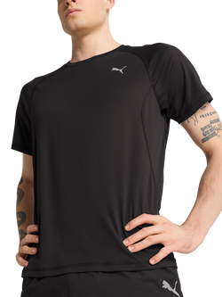 PUMA Velocity Running T-Shirt, Puma Black, Puma Black