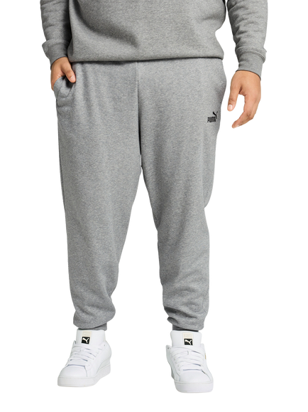 PUMA Men's Essentials No.1 Logo Joggers, Medium Gray Heather