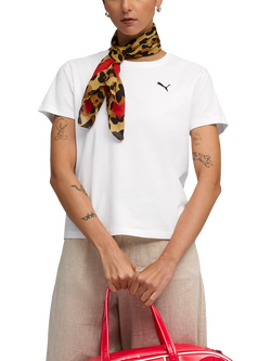 PUMA Wardrobe Essentials Comfort T-Shirt, Puma White