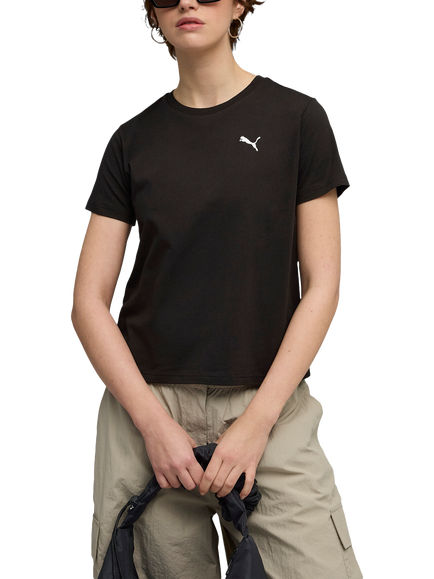 PUMA Wardrobe Essentials Comfort T-Shirt, Black
