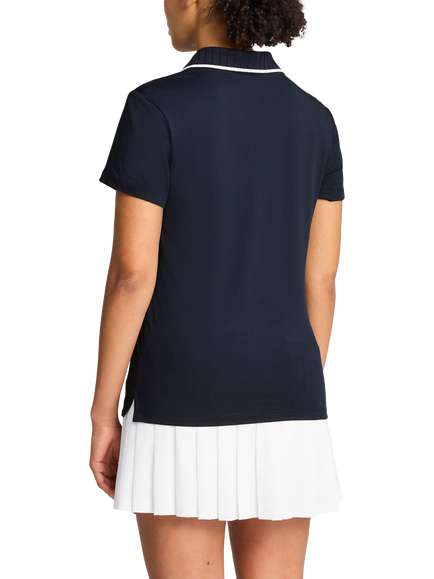 PUMA CLOUDSPUN dryCELL Regular Fit Short Sleeve Polo Shirt - view 2, Deep Navy
