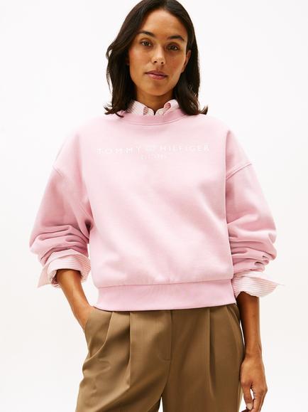 Tommy Hilfiger Corp Logo Sweatshirt, Bonita Pink