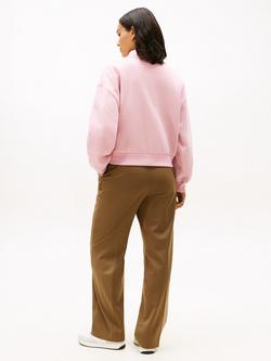 Tommy Hilfiger Corp Logo Sweatshirt - view 2, Bonita Pink