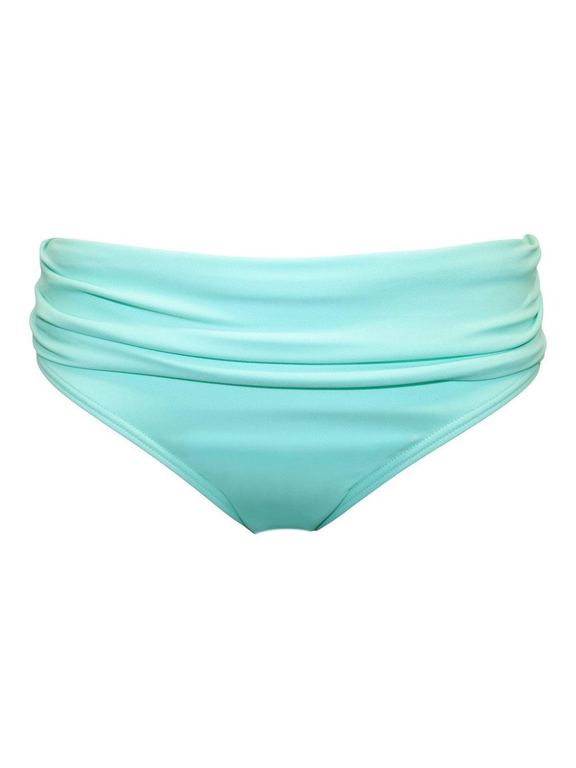 Product image 7 of 8, which shows Pour Moi Free Spirit Fold Over Bikini Bottoms, Aqua, 10