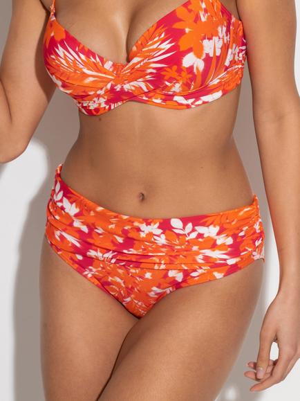 Pour Moi Free Spirit Fold Over Bikini Bottoms, Orange - view 2, Orange