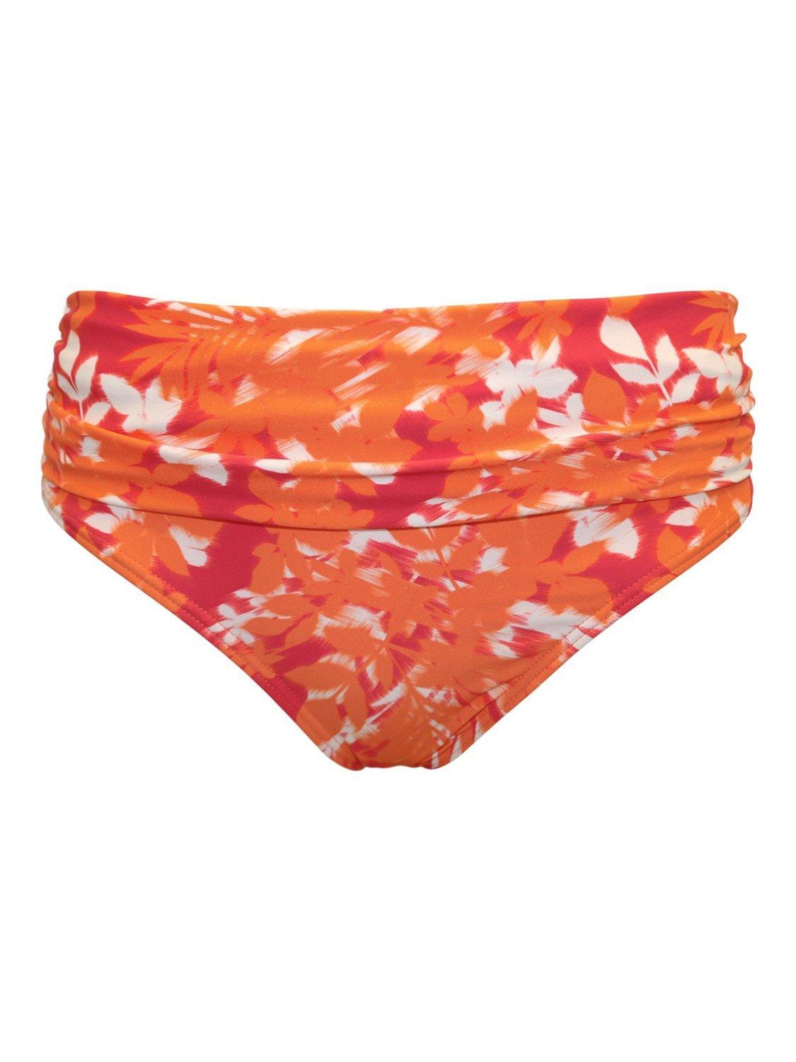 Product image 5 of 6, which shows Pour Moi Free Spirit Fold Over Bikini Bottoms, Orange, 10