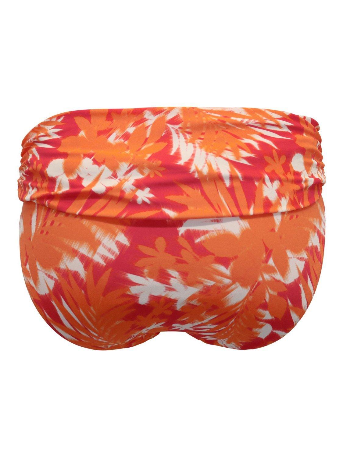 Product image 6 of 6, which shows Pour Moi Free Spirit Fold Over Bikini Bottoms, Orange, 10