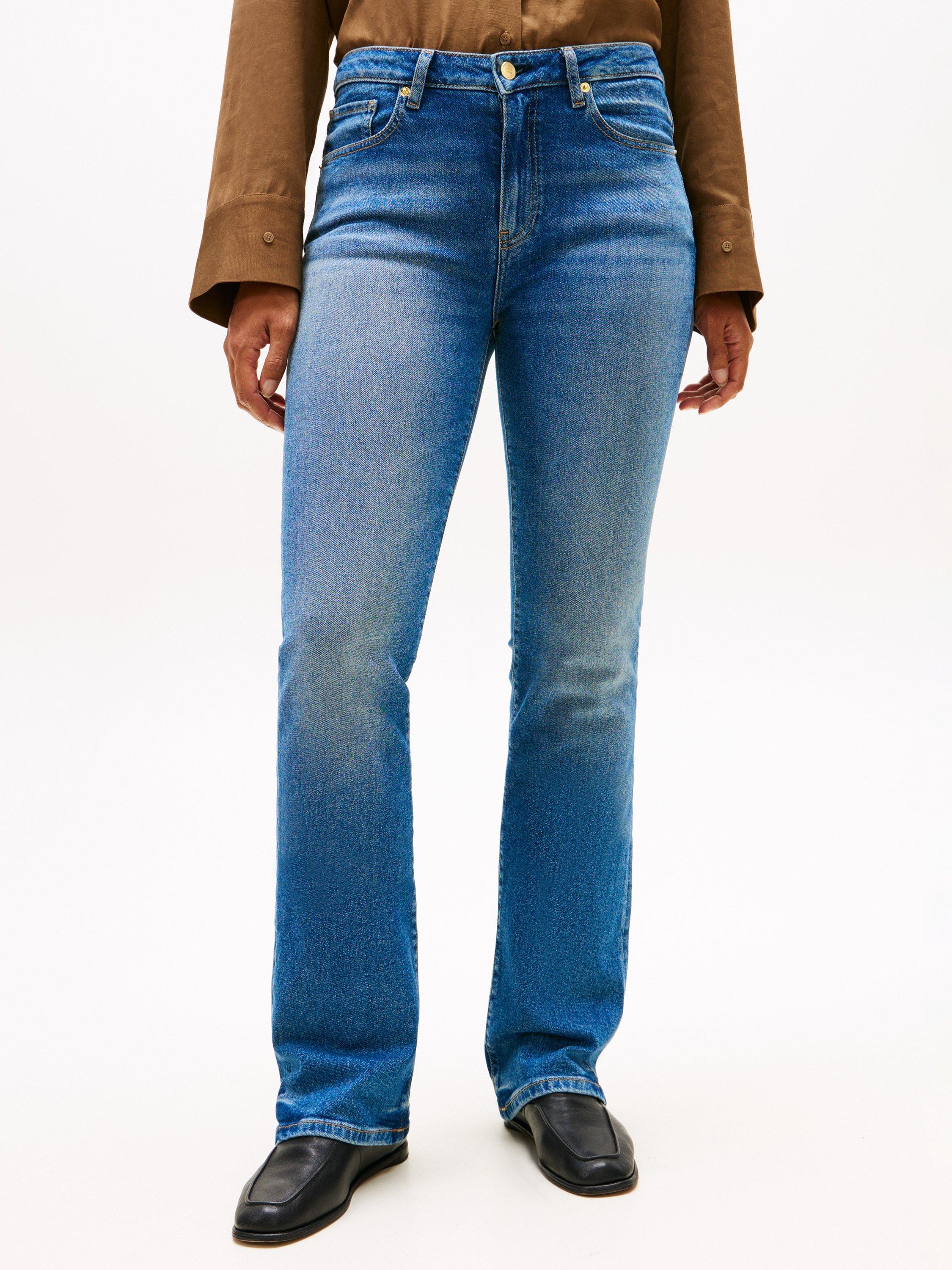 Product image 1 of 5, which shows Tommy Hilfiger Bootcut Jeans, Glow, W25/L30
