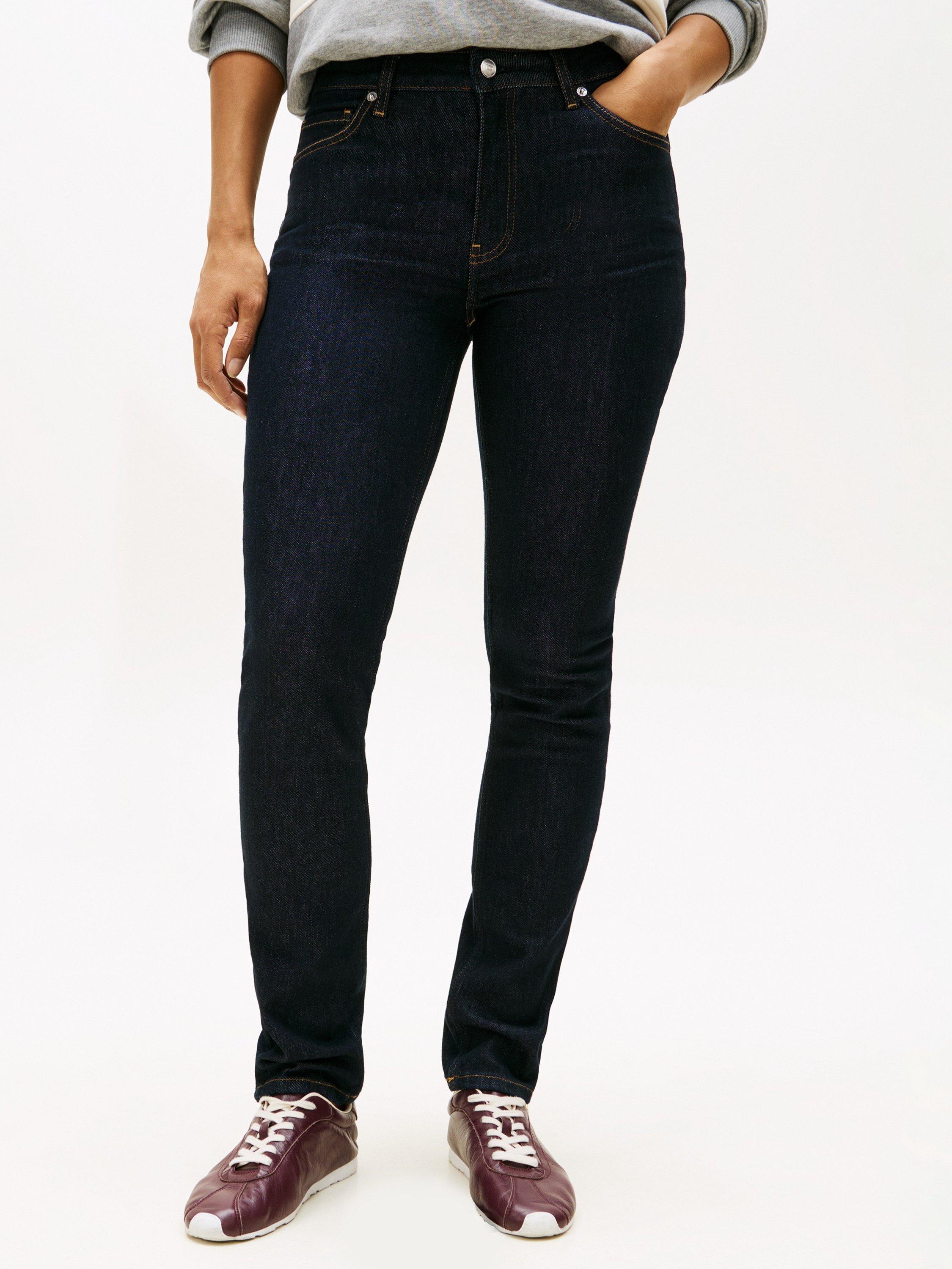 Product image 1 of 5, which shows Tommy Hilfiger Slim Fit Jeans, Pure, W25/L30