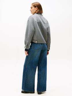 Tommy Hilfiger Double Faced Wool Blend Coat, Med Heather Grey - view 2, Med Heather Grey