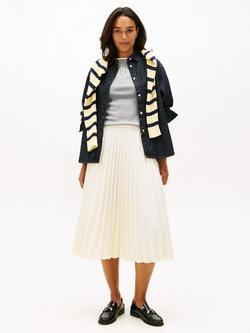 Tommy Hilfiger Fluid Pleated Midi Skirt, Calico - view 2, Calico