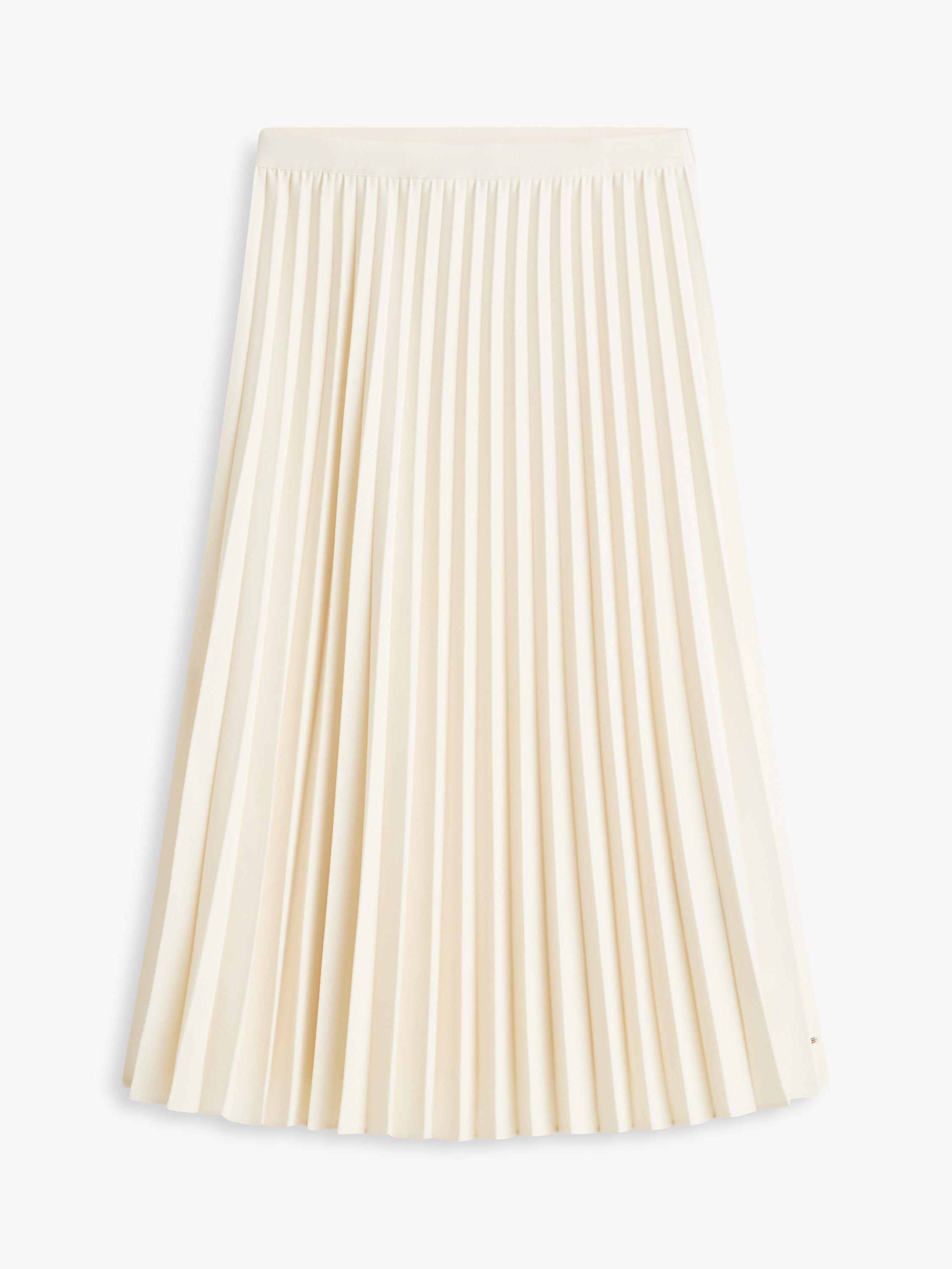 Product image 6 of 6, which shows Tommy Hilfiger Fluid Pleated Midi Skirt, Calico, 4