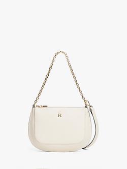 Tommy Hilfiger Chain Strap Crossbody Bag, Soft Cream