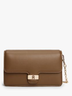 Tommy Hilfiger Heritage Monogram Clutch Bag, Nordic Taupe