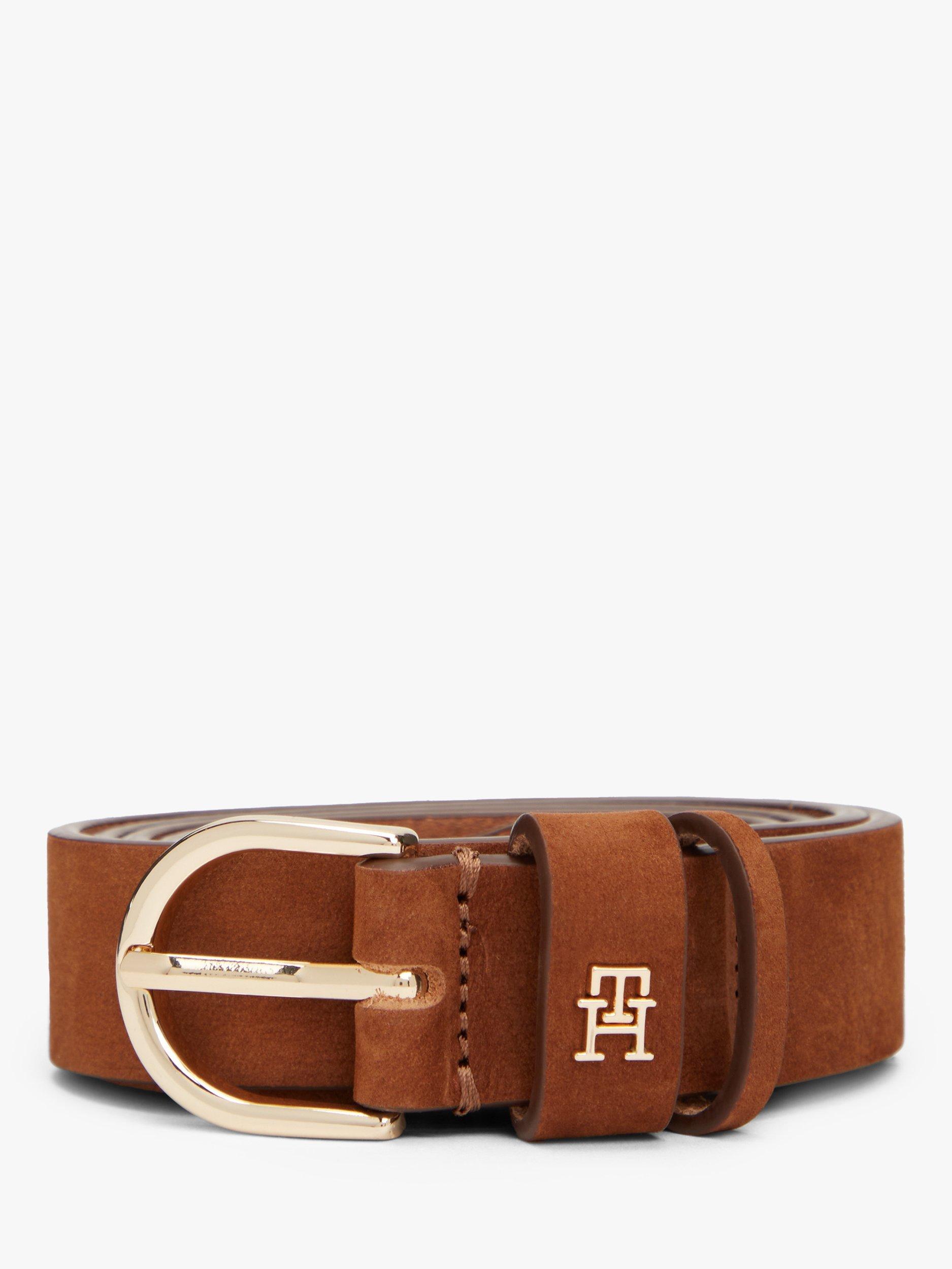 Product image 1 of 3, which shows Tommy Hilfiger Essential Pure Leather Belt, Cognac, 75cm